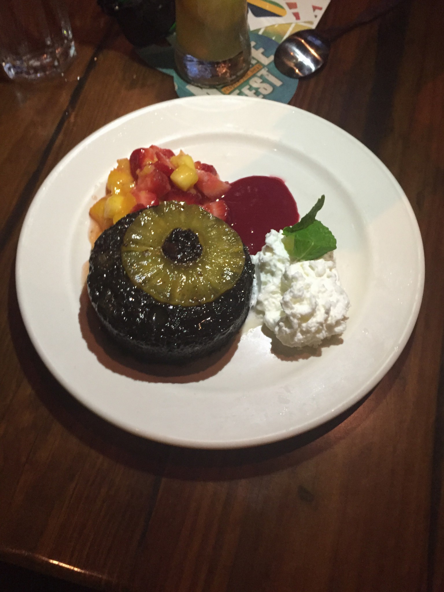 Bahama Breeze Warm Chocolate Pineapple Upside Down Cake Jacksonville Restaurant Reviews